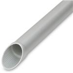PLASTRØR 16MM GRÅ MED MUFFE PVC
