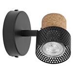DECOR SPOT CORK 1X3,4W/927 GU10 SORT