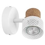 DECOR SPOT CORK 1X3,4W/927 GU10 HVID