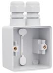 UNDERLAG 1-MODUL, 2X M20, IP55, GRÅ