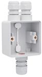 UNDERLAG 1-MODUL, 3X M20, IP55, GRÅ