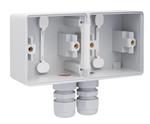 UNDERLAG 2-MODUL, 2X M20, IP55, GRÅ