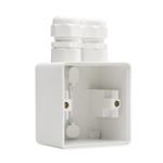 UNDERLAG 1-MODUL, 2X M20, IP55, HVID