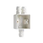 UNDERLAG 1-MODUL, 3X M20, IP55, HVID