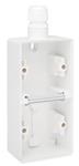 UNDERLAG 2-MODUL, 1X M20, IP55, HVID