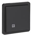 FJEDERTRYK MED LINSE, 10A, IP55, SORT