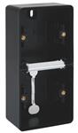 UNDERLAG 2-MODUL, LODRET, IP55, SORT