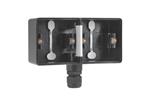 UNDERLAG 2-MODUL, 1X M20, IP55, SORT