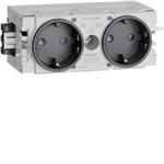 STIKKONTAKT ECOLINE 2XSCHUKO C-