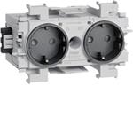 STIKKONTAKT ECOLINE 2XSCHUKO FR