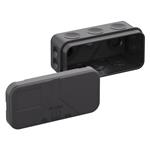 MEMBRANDÅSE 2K-MINI, IP55 89X43 MM SORT