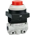 3/2 VALVE G1/8" TOGGLE LEVER SIDE PORTED