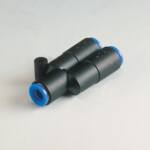 BRANCH Y SELF SEALING 8MM NICKEL BRASS