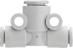 UNION TEE TUBE-TUBE 3X4MM PBT 10BAR