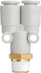 BRANCH Y 10MM 1/4 BRASS W/SEALANT 10BAR