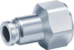 FEMALE CONNECTOR 8MM G1/4" SUS304