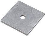 EKSTRA MONTAGESKIVE 50X50X3 MM D8.5 ALU