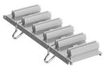 VENTILATIONSLAMELHOLDER WGX M/FJEDERCLIP