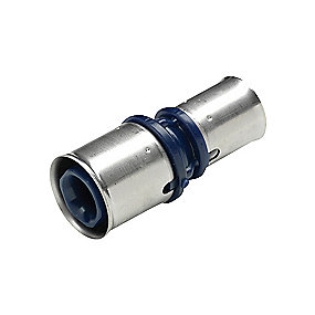 Wavin Tigris K1 press kobling 25-16 mm, lige . Kun til U-bakker. - TAGES IKKE RETUR