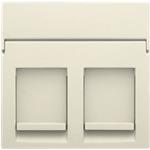 AFDÆKNING 2XRJ45, CREAM