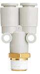 BRANCH Y 12MM 1/4 BRASS+ENP WITH SEALANT