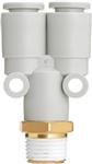 BRANCH Y 10MM 1/2 BRASS+ENP WITH SEALANT