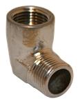 VINKEL 90G 1/2'' M/N KROM