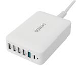 DELTACO USB LADESTATION MED 6 PORTE