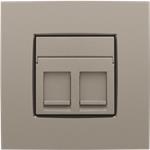 AFDÆKNING 2XRJ45, BRONZE