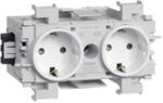 STIKKONTAKT ECOLINE 2XSCHUKO FRONT
