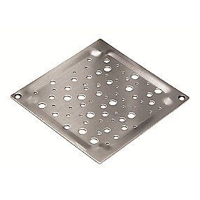Blücher Square Oslo rist til gulvafløb 140x140 mm. Rustfrit stål