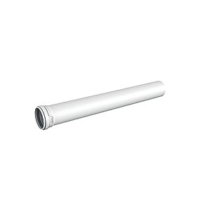 Wavin AS+ PP-M afløbsrør 75x2000 mm. Med muffe. Hvid. Støjdæmpende