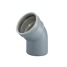 Wavin Wafix HC PP bøjning 75 mm. 45 gr.