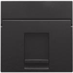 AFDÆKNING 1X RJ45, PIANO BLACK