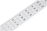 POLYESTERLABELS ALM 9,5X25 HVID