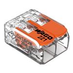 WAGO SAMLEMUFFE 2 X 4 MM2 TRANSPARENT