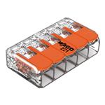 WAGO SAMLEMUFFE 5 X 4 MM2 TRANSPARENT
