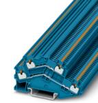 TWO LEVEL TERMINAL BLOCK, BLUE