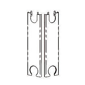 endegavl sæt til radiator type 22, højde 500mm. For Compact 4, 6 samt P4