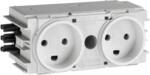STIKKONTAKT ECOLINE 2XDK FOR C-PROFIL