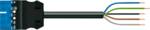 TILSLUTNINGSKABEL 5 X 1,5 HAN PVC 2M BLÅ