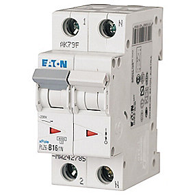 Eaton Automatsikring 16A 1P+N c-kar plz6-c16/1n-mw
