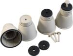 PLASTFØDDER BEIGE PLASTNITTE, 105 MM