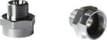 overgangsmuffe 1/2'' x 3/8'', krom