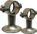ZINKRØRBÆRER M/VÆGFLANGE 3/4"