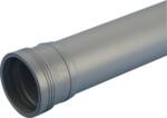 WAVIN PP 40X2000MM  RØR M/MF GRÅ
