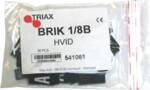 BRIK B 1/8 HVID