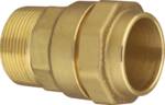 Isiflo overgang med nippel 25 mm x 1''