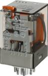 RELÆ 10A 2 POL 24VDC TEST KNAP