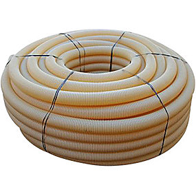 Drænrør 128/113mm. 50m rll.